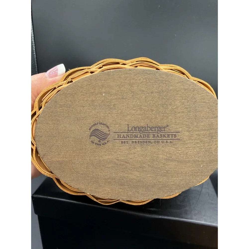 Longaberger 2008 Small Oval Bowl Basket 🧺🥣 Retired Handwoven Collectible